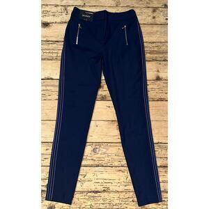 Next Tailoring Women’s Size6R Navy Skinny Pants With Side Stitching NWT